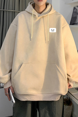 2023秋季新款宽松简约小标宽松休闲连帽卫衣JK23340特批43控69，男装卫衣，星座605(原A050)
