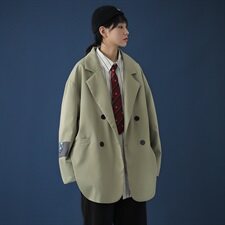 20年秋冬新款印花小清新学院风西装外套已注册DS-B293-A759-P85，男装西服，电商A306