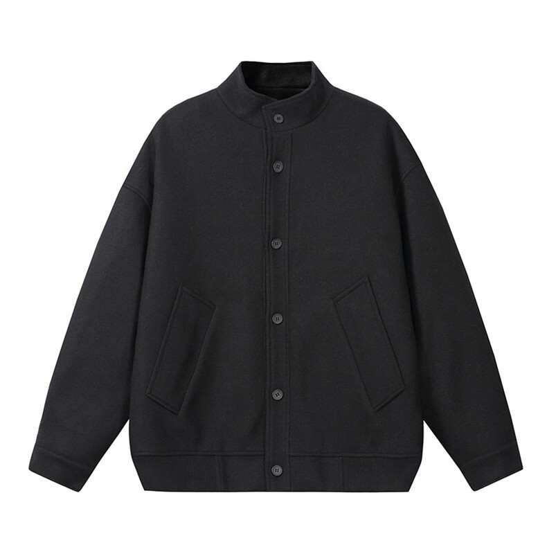 冬季老钱风重磅夹棉呢子夹克保暖棉服男士毛呢外套J7352-特价P85,男装夹克,电商A007
