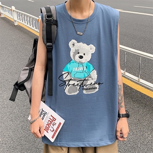 夏季港风宽松青少年休闲背心TC1116-P25图片