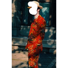 R1东北大花西服套装网红同款男女大码团队服风新中式表演出服，男装西服套装，星座115A(原星座507）