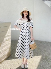 新款时尚韩版修身公主连衣裙补单，女装连衣裙，时尚靓姿