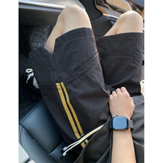 夏季新款气孔条纹设计速干宽松凉感短裤裤B315-K25550-特p30控58，男装牛仔裤，电商B315