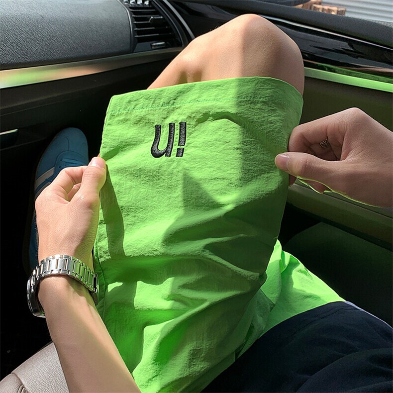 07夏季速干情侣运动短裤多巴胺透气五分裤XZ211-1-K2527-P35控48,男装牛仔裤,星座211-1