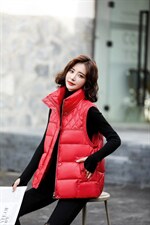 结 羽绒马甲 90白鸭绒，女装马甲，衣佳佰分