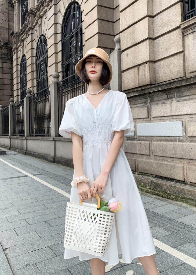 【现货】夏装新款甜美修身连衣裙，女装连衣裙，东洋天堂之花