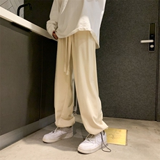 灯芯绒裤子男秋冬高级感垂感阔腿裤直筒休闲裤K266*P45控68，男装休闲裤，星座227-1