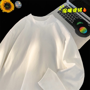 德绒打底衫半高领加厚内搭情侣长袖T恤卫衣男TC1201-P17【特价】图片