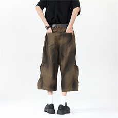 【现货】美式夏季水洗棉短裤休闲裤DK06042P65控88，男装牛仔裤，星座1004（原星座815-3）