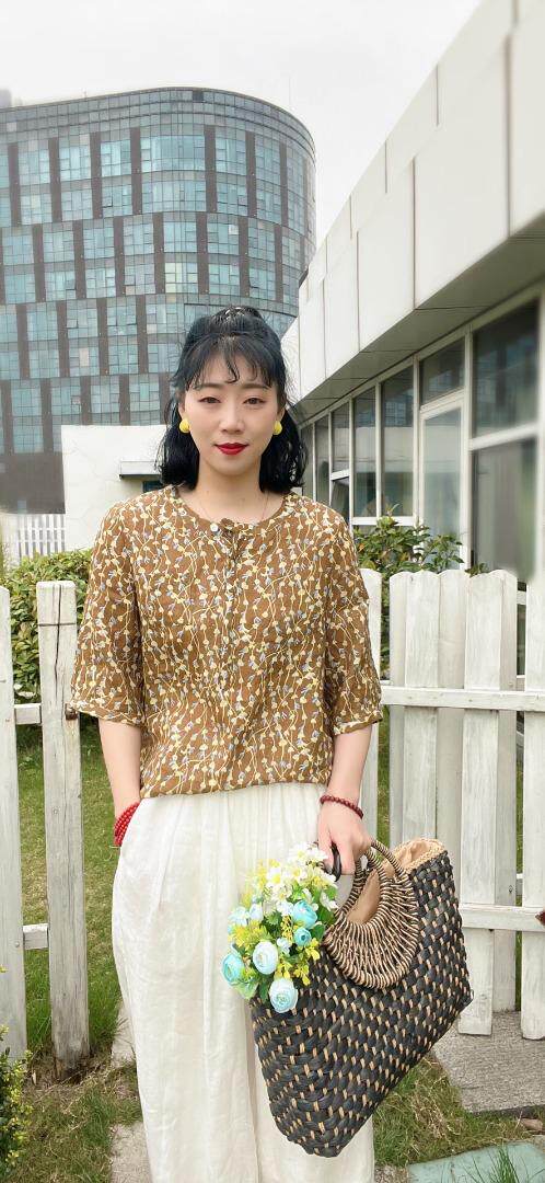 纯苎连衣裙小衫裤子裙子衬衣 时尚风 风淑女风休闲风，女装连衣裙，川哲