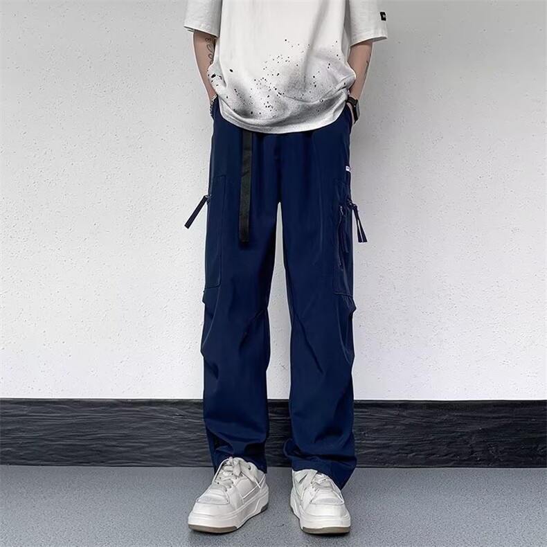 休闲裤日系潮流青春流行潮男运动裤四面弹复网冲锋裤M258P38,男装休闲裤,星座1116-2