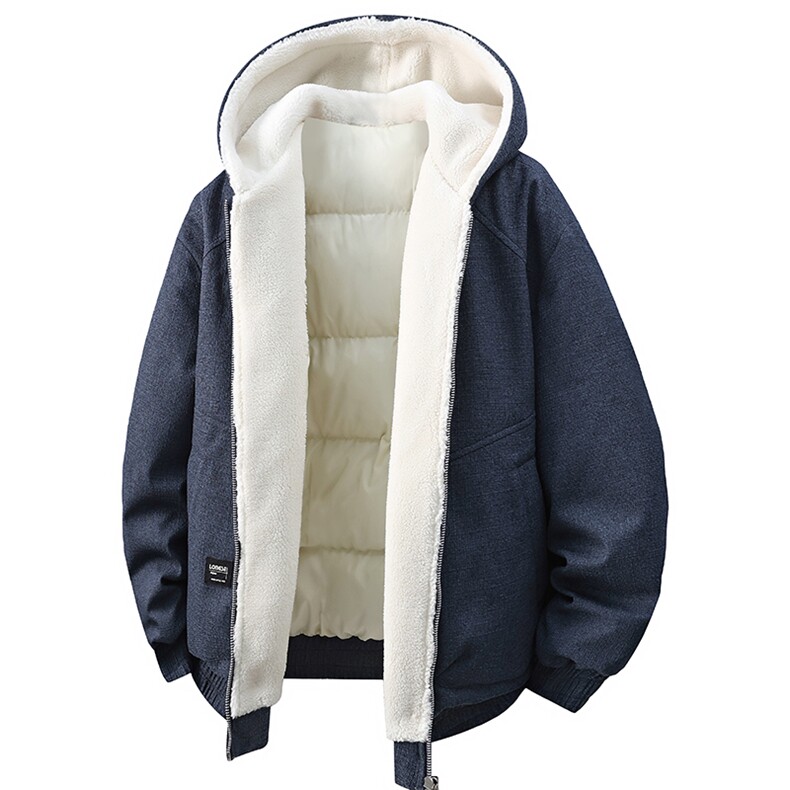 网红座山雕加绒加厚棉衣外套新款情侣连帽夹克A436-2561-P105,男装夹克,电商A436