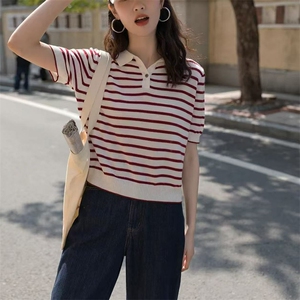 短袖t恤女2025新款夏季薄款宽松显瘦打底上衣小衫图片