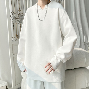 2026 春季新款 旋律风车大码V领长袖T恤M-5X HT25003-特P20图片