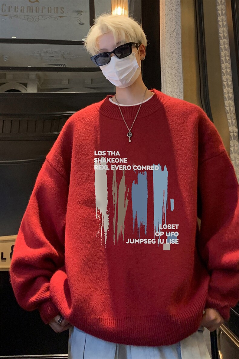高质量！秋冬季半高领毛衣男士加绒加厚线衣针织衫男DMY540-特P38,男装针织衫/毛衣,电商B371