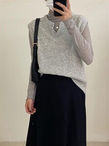 抗起球马甲?薄款打底,女装马甲,FMV