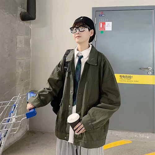 工装外套男宽松休闲夹克ins潮流百搭帅气港风潮牌上衣服wt577-p60,男装夹克,星座1008-1