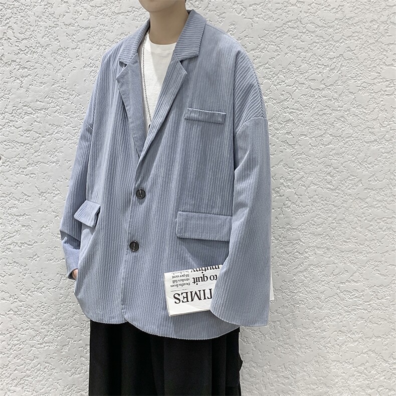 2025春款纯色小西装港风西服外套D201-DM86-P70，男装西服套装，电商D321-1