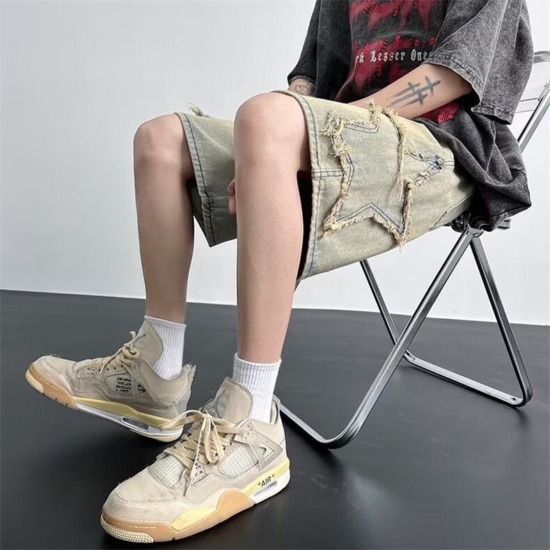 青春流行ins男直筒水洗牛仔裤D5535P38,男装牛仔裤,星座1116-2