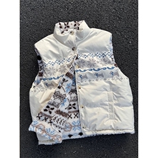 网图高品双面穿工艺拼接设计摇粒绒棉服外套马甲男女A1124-P88，男装棉衣，星座1505