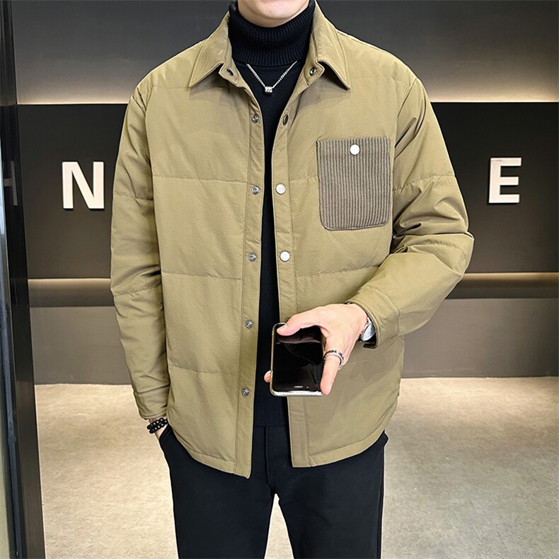 有报告新标90绒轻薄款冬季男士羽绒服A313-Y135560-P215，男装羽绒服，电商A313