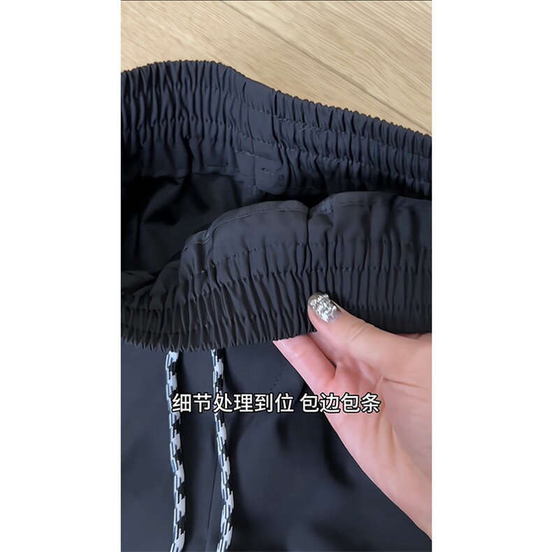 抖音品质可供素材钢印喷花防水冲锋裤XZ806-CK03003-P45控-68,男装休闲裤,四季星座806