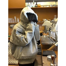 有货美式连帽棉服男女冬季加厚保暖棉衣座山雕外套LM2666-P135，男装棉衣，星座1008