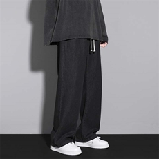 ！2023春上新运动风百搭长裤舒适休闲牛仔拖地裤K823-P35，男装休闲裤，星座718-1