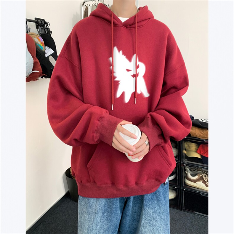！连帽圆领卫衣男装港风帽衫男LM170-P35,男装卫衣,电商B367