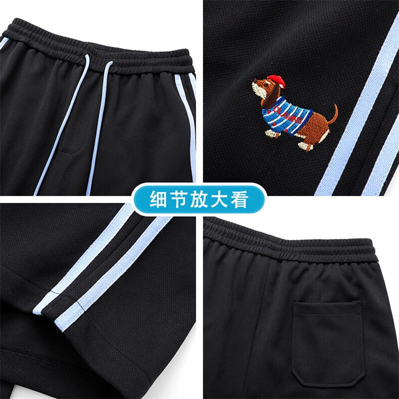 夏季针织垂感刺绣薄款休闲裤白底平铺图现货C323-1-K611-TP38,男装休闲裤,电商C323-1