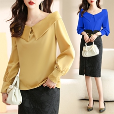 时尚女2024夏季新款韩版高级感气质一字肩短袖上衣短裤，女装衬衫，时尚俏佳人