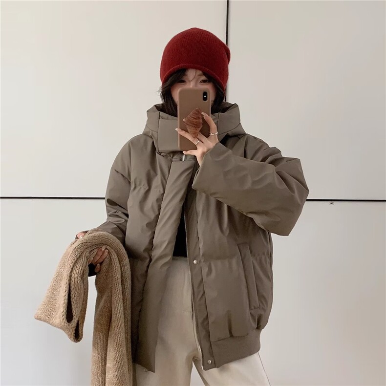M801-P103冬季加厚男款棉服保暖冬装宽松百搭棉衣面包服外套,男装棉衣,电商B323A