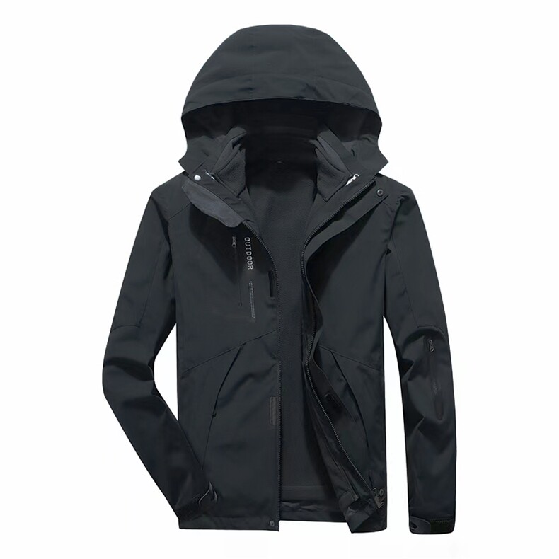 秋冬情侣三合一冲锋衣/摇粒绒内胆保暖防风户外服SZ1201-P130,男装夹克,星座1105-3