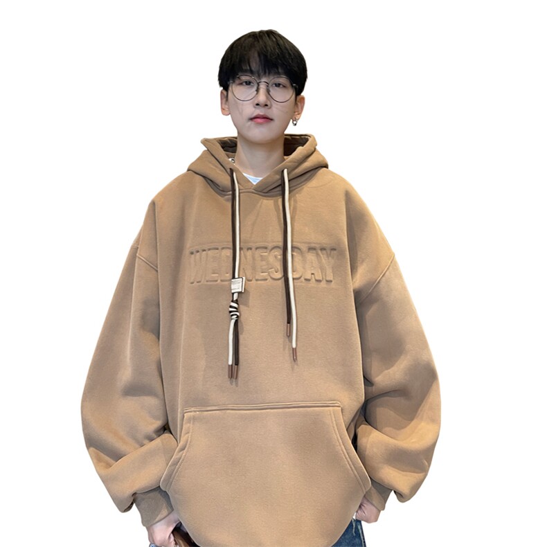 抖音品质港风重磅工艺烫印潮流立体钢印字母卫衣LMWY03-P55,男装卫衣,电商B325