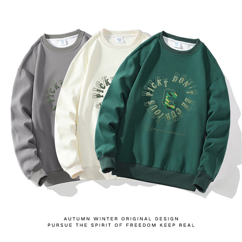 秋季新款男百搭高街ins风卫衣白底平铺VE200Y9-P51控88,男装卫衣,星座717