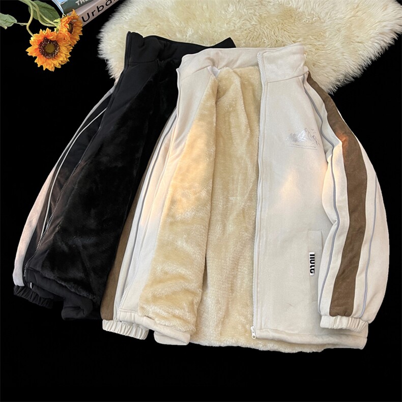 加绒加厚棉衣棉服雪山印花面包服立领棉袄外套量大有差1619H-P90,男装棉衣,星座207