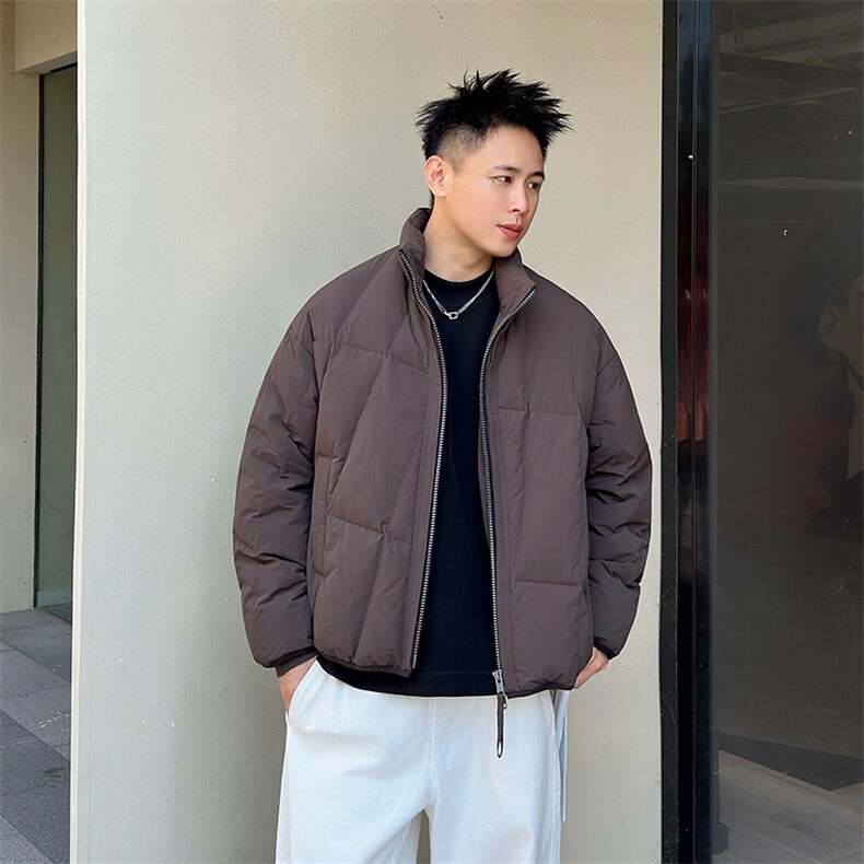 2025冬季标90绒立领白鸭绒羽绒服大码 357-p320图片