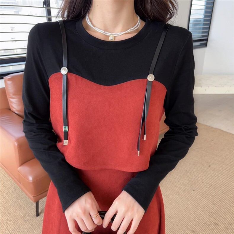 秋季时尚连衣裙，女装连衣裙，亿炫(5F)