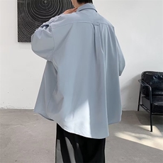 男春秋情侣宽松休闲衬衣RC72P35，男装衬衫，星座1116-2