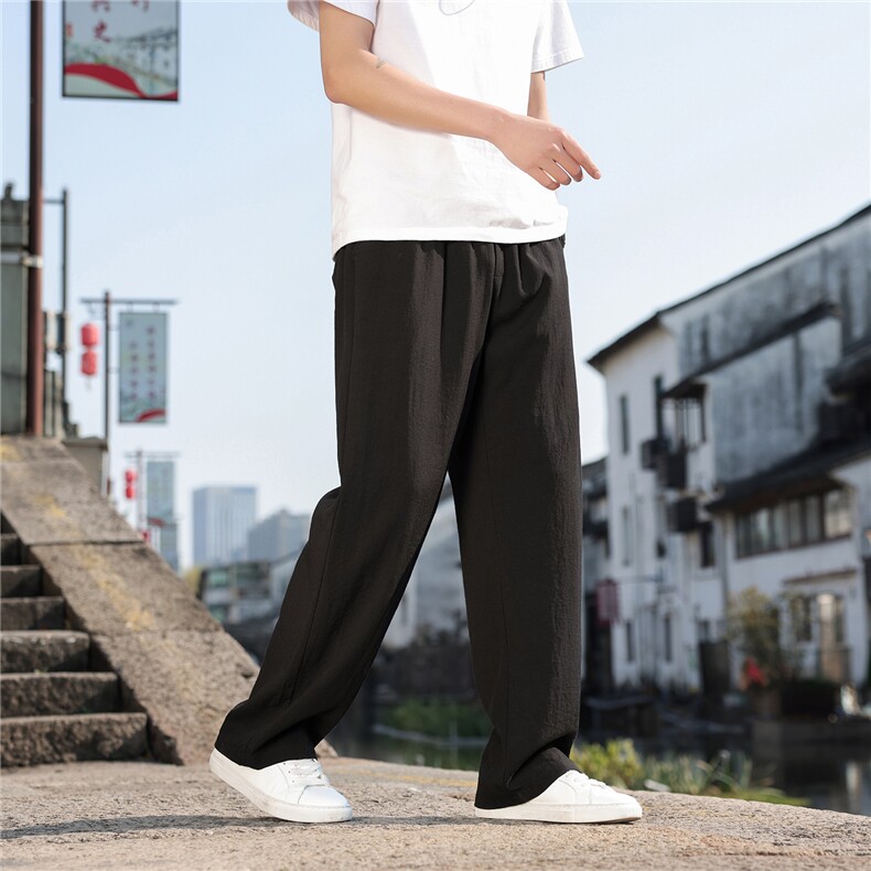 2026夏季新款宽松大码纯色休闲风男装休闲裤K2609,男装休闲裤,电商A008