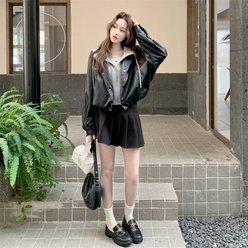 现货新款短外套皮衣217-1091-185-268,女装短外套,浙宝217