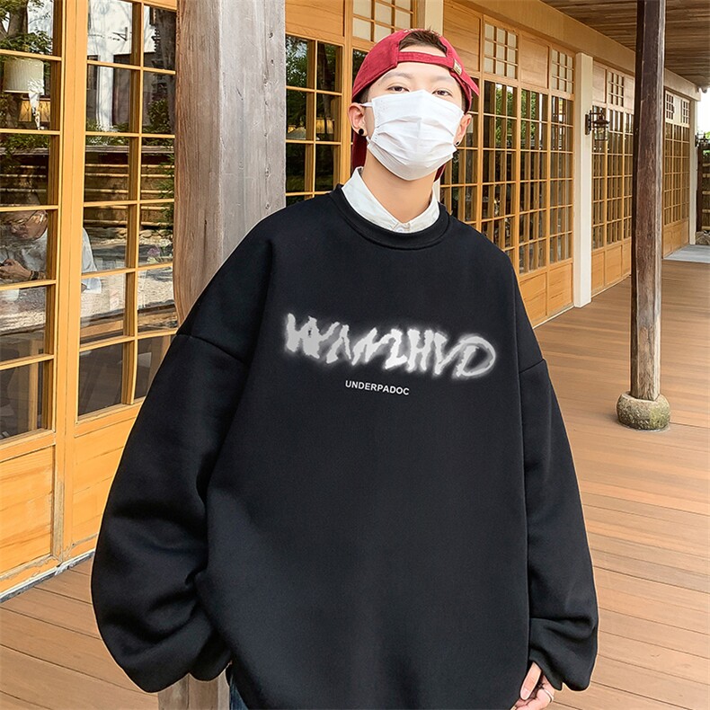 直播360克重磅美式印花卫衣Y233特P28同步供应华棉品质P38特,男装卫衣,电商A486
