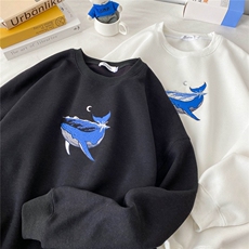 春秋卫衣男外套港风复古美式刺绣潮中性大码1016-1Y10P33K49，男装卫衣，星座1016-1（原电商B408-1）