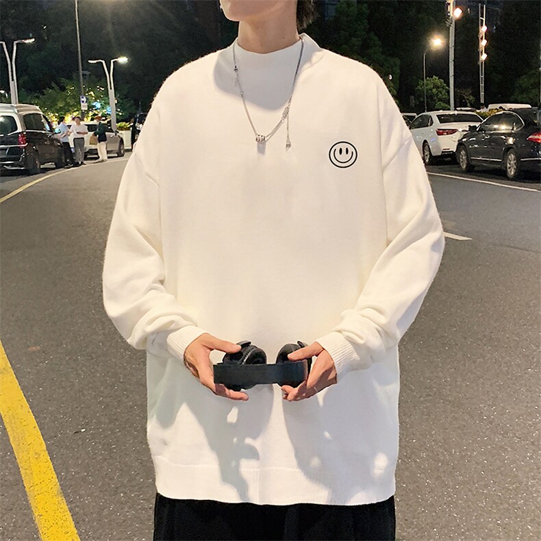 M18224-P45加绒款-P65半高领毛衣男士大码针织衫男毛线衣男,男装针织衫/毛衣,电商A040