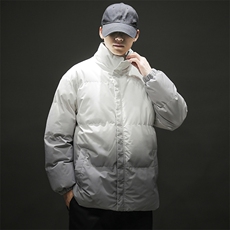 冬季男士新款加厚宽松立领渐变棉衣上衣外套青年棉服8890-特P55，男装棉衣，星座1403A