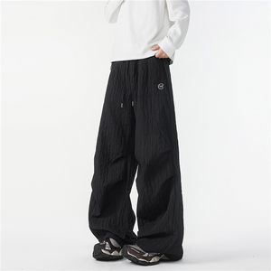 8XL-M 新款速干肌理感直筒工装裤男宽松早秋休闲裤阔腿裤K9172P68图片