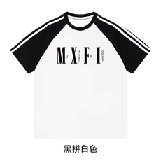 黑拼白色