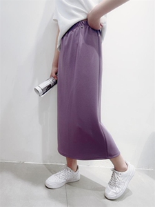 春夏百搭后开叉中长裙，其它，吾衣酷驿站