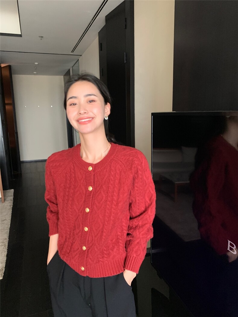 羊绒毛衣外套小个子外搭春秋新款减龄上衣短款显瘦开衫上衣潮,针织衫/毛衣,玛卡隆羊绒