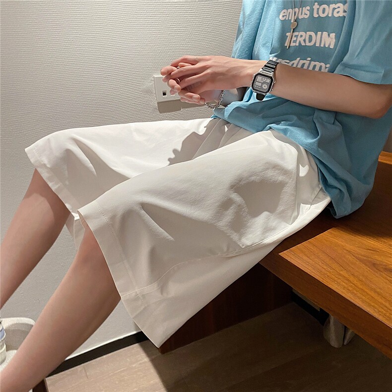 1港风休闲大码M-5XL运动日系原宿潮流五分裤男中裤DK751P18控29，男装牛仔裤，星座226-2